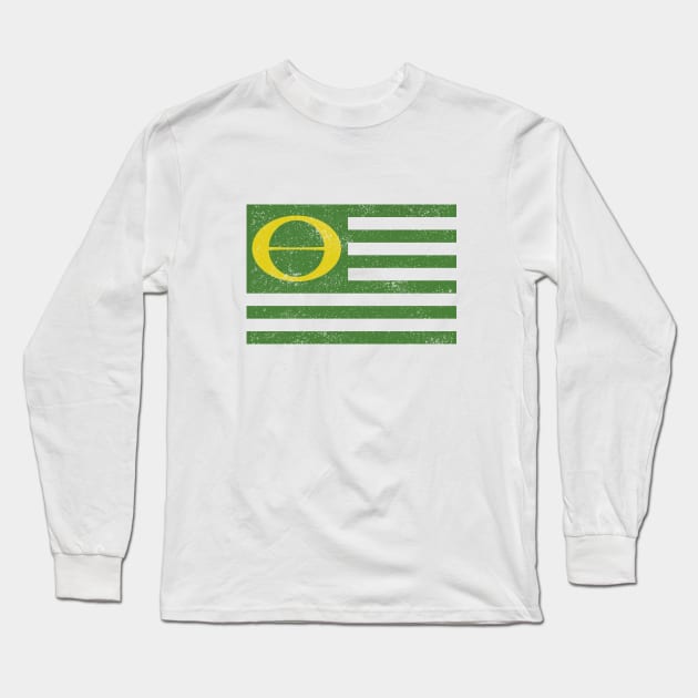 Ecology Flag Long Sleeve T-Shirt by artbitz